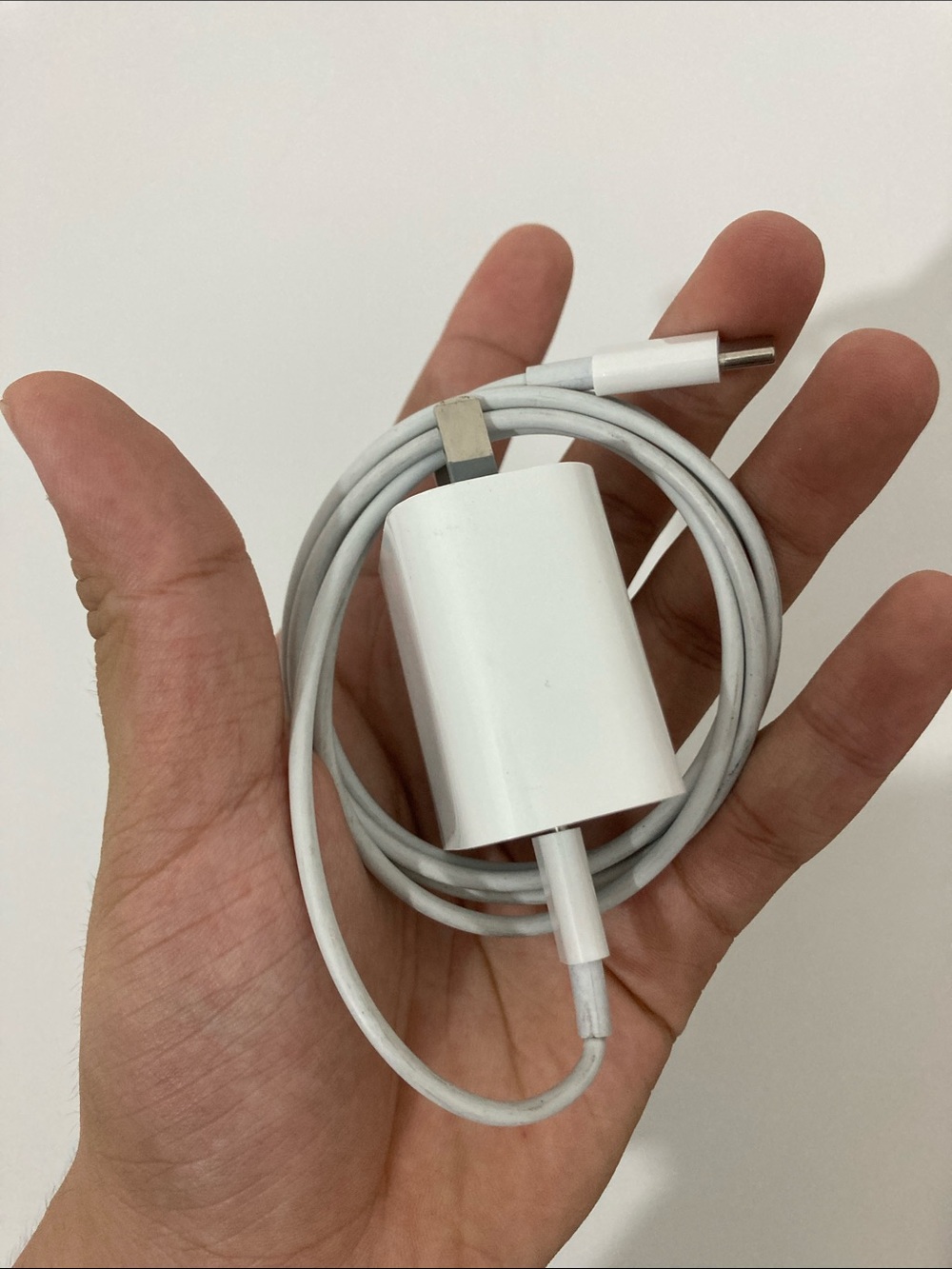 White USB-C Phone Charger with Cable